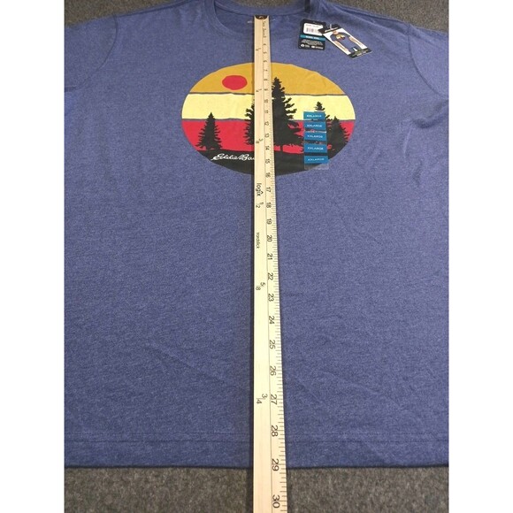 Eddie Bauer Men's Graphic T-Shirt Size XXL NWT Outdoor Sunset Theme - Picture 4 of 9
